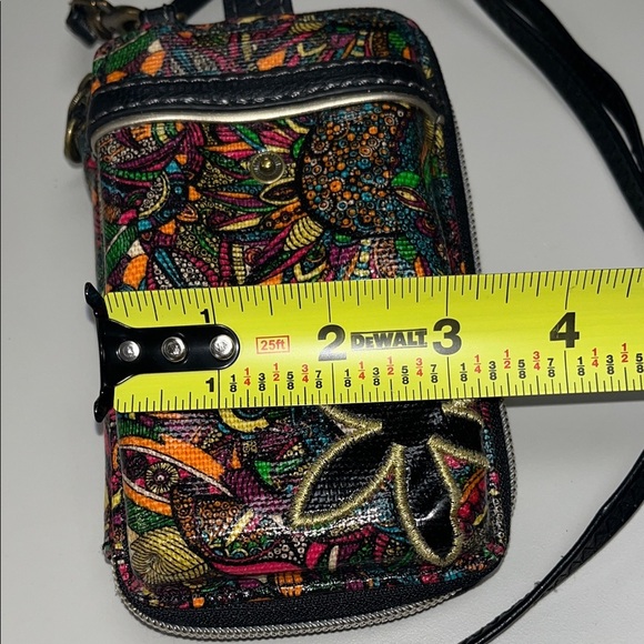 Sakroots Multicolor Crossbody Bag / Wallet removable adjustable strap - Picture 8 of 13
